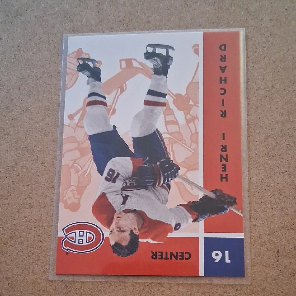 Henri Richard Hockey Card - Picture 3 of 4